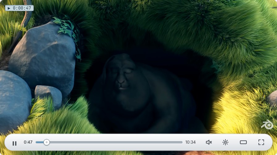 Click Wheel YouTube skin, player
