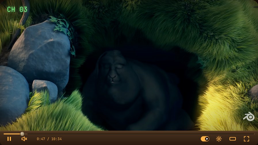 CRT TV YouTube skin, player
