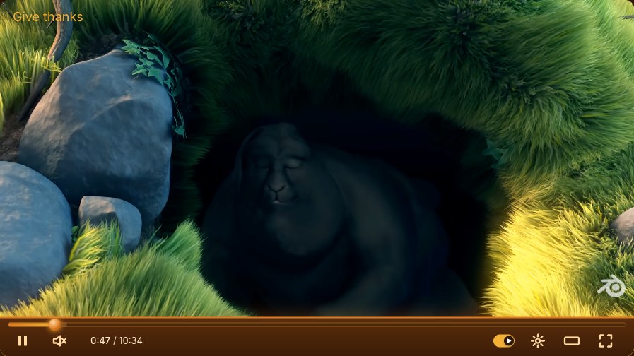 Thanksgiving YouTube skin, player
