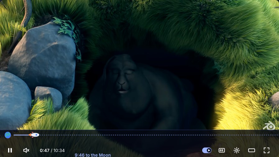 Space Run YouTube skin, player